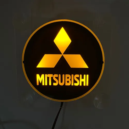 Cam Önü Tabela Sarı Mitsubishi