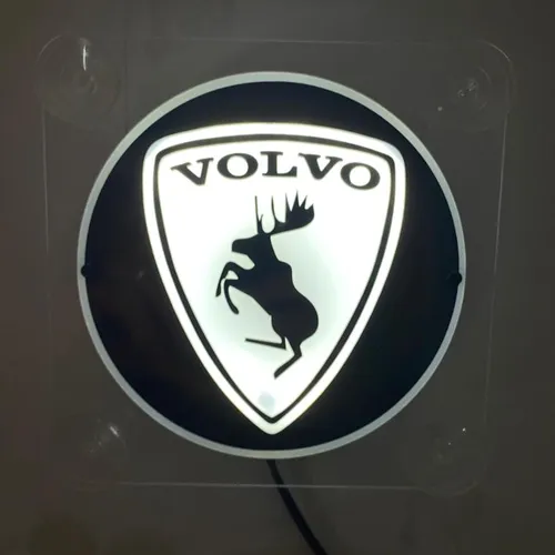 Cam Önü Tabela Beyaz Volvo Geyikli