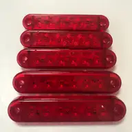 6 Led Mega Parmak Lamba Kırmızı