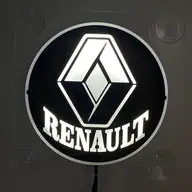 Cam Önü Tabela Beyaz Renault Logolu
