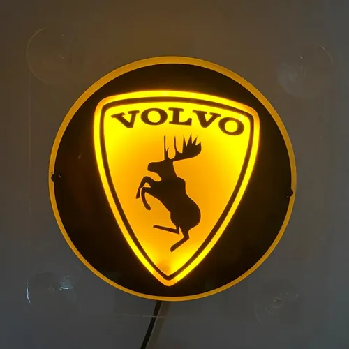 Cam Önü Tabela Sarı Volvo Geyikli
