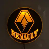 Cam Önü Tabela Sarı Renault Logolu